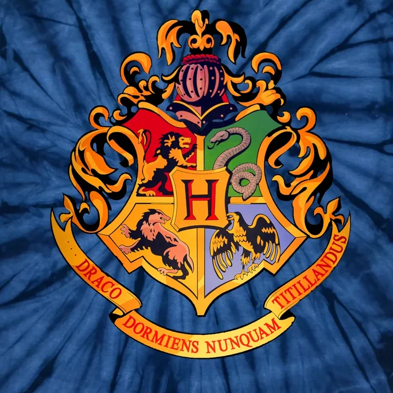 Hogwarts School Emblem Tie-Dye T-Shirt