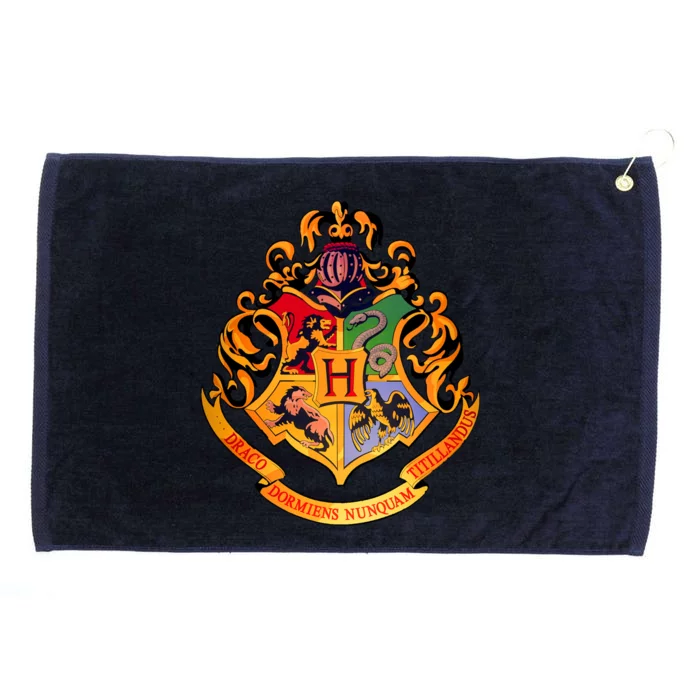 Hogwarts School Emblem Grommeted Golf Towel