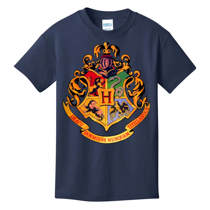 Hogwarts School Emblem Kids T-Shirt