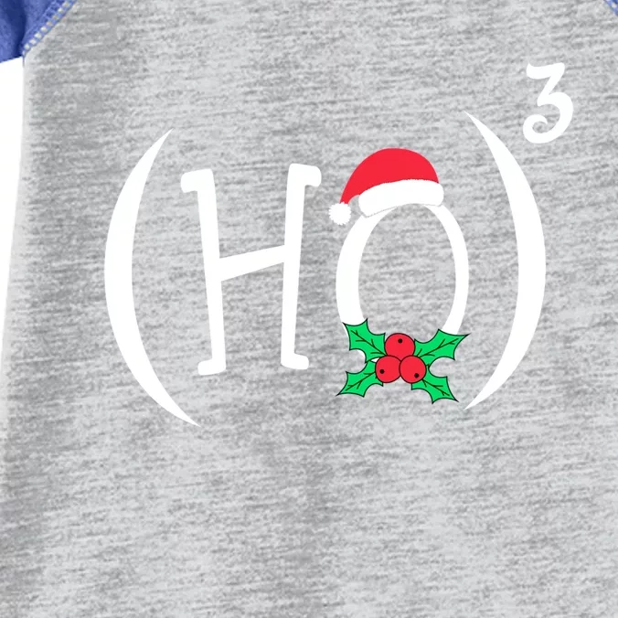 Ho3 Or Ho Cube Funny Christmas Math Teachers Themed Gift Infant Baby Jersey Bodysuit