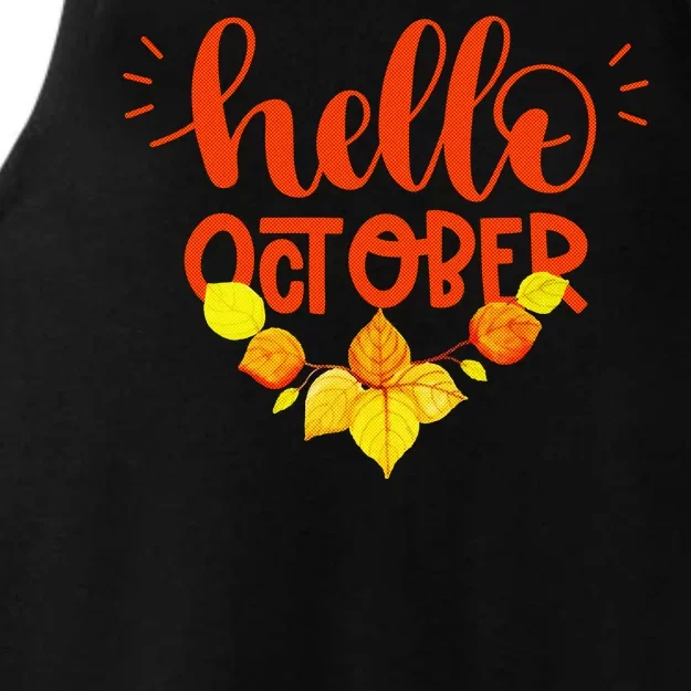 Hello October Ladies Tri-Blend Wicking Tank