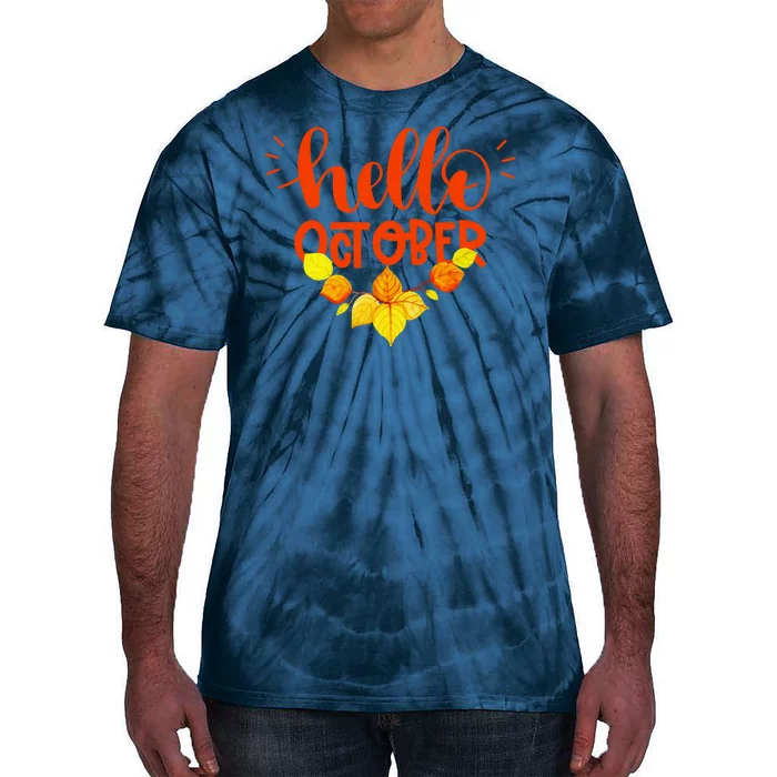 Hello October Tie-Dye T-Shirt