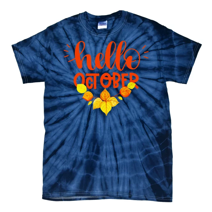 Hello October Tie-Dye T-Shirt