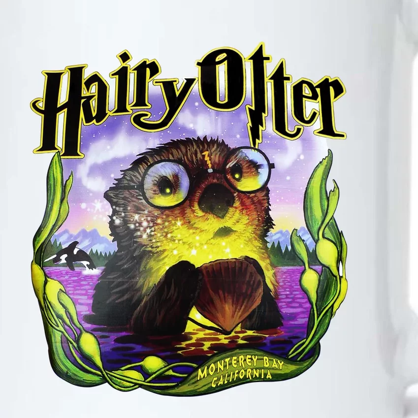 Hairy Otter Black Color Changing Mug