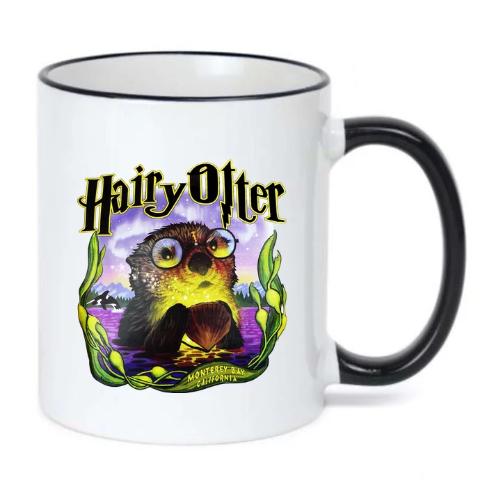 Hairy Otter Black Color Changing Mug