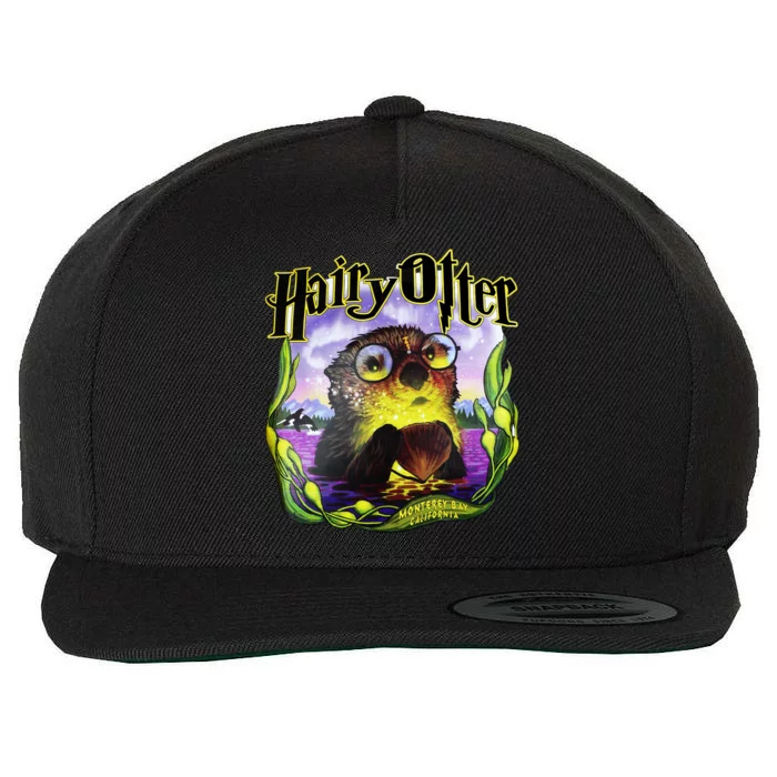 Hairy Otter Wool Snapback Cap