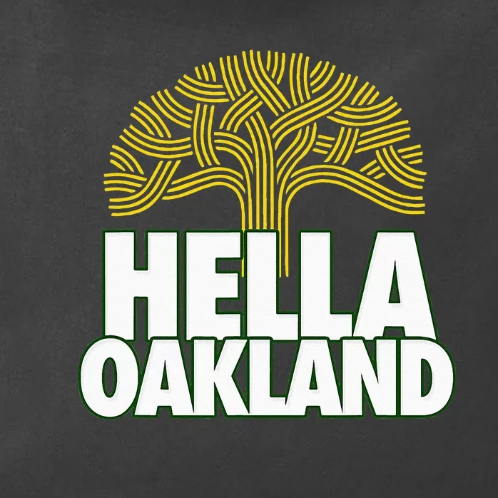 Hella Oakland Hella Bay The Bay Zip Tote Bag