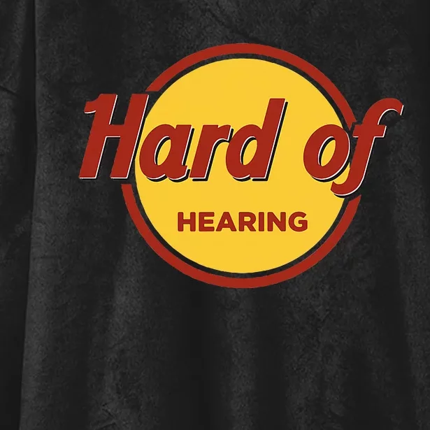 Hard Of Hearing Hooded Wearable Blanket