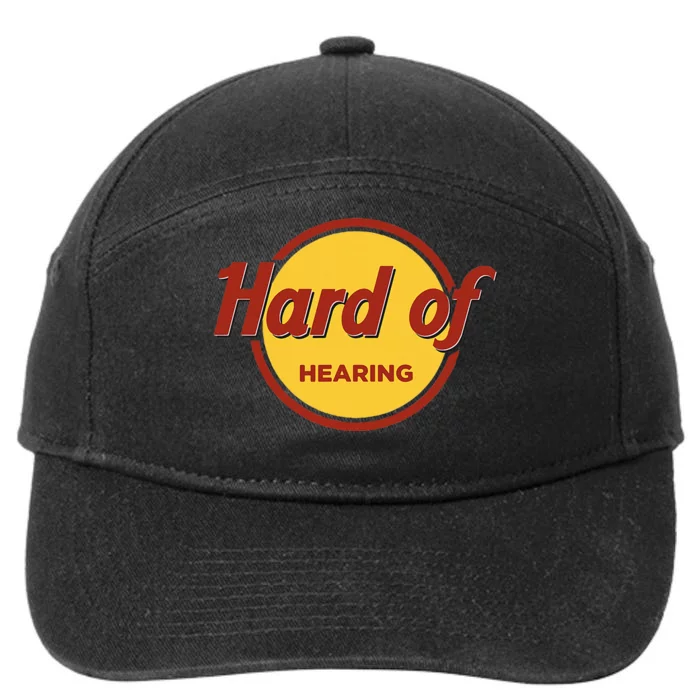 Hard Of Hearing 7-Panel Snapback Hat