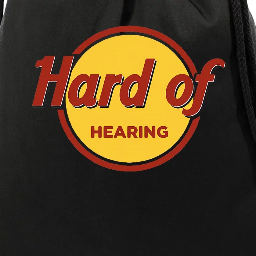 Hard Of Hearing Drawstring Bag