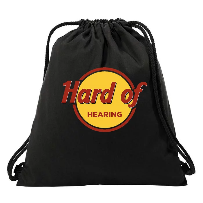 Hard Of Hearing Drawstring Bag