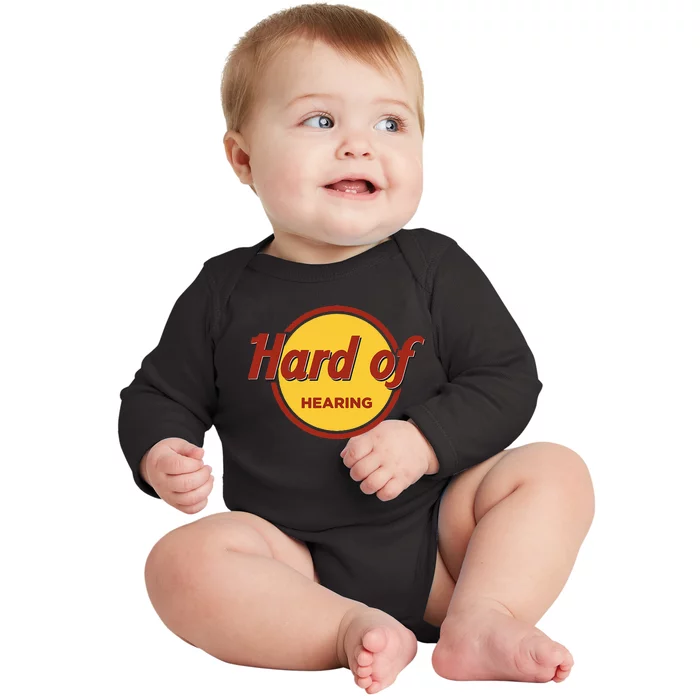 Hard Of Hearing Baby Long Sleeve Bodysuit