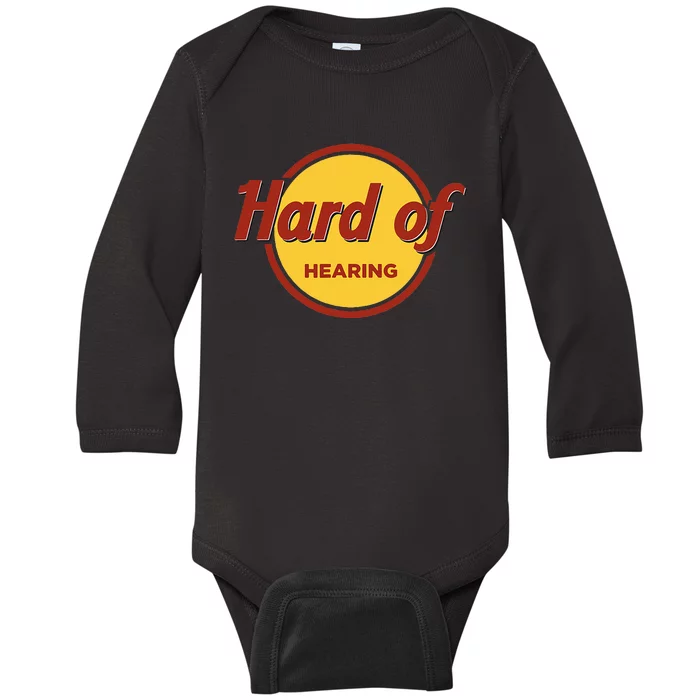 Hard Of Hearing Baby Long Sleeve Bodysuit