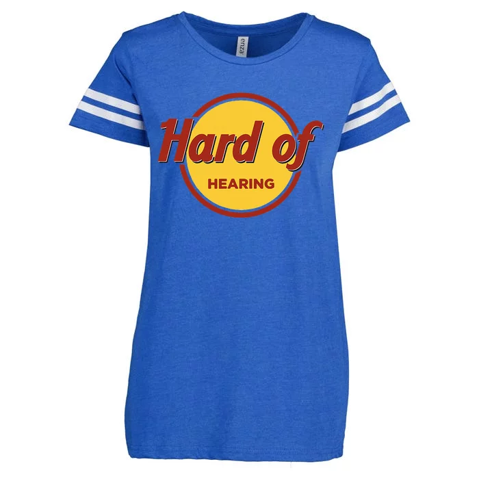 Hard Of Hearing Enza Ladies Jersey Football T-Shirt