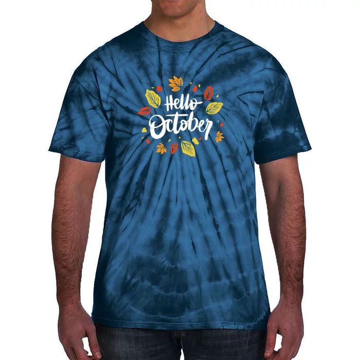 Hello October Tie-Dye T-Shirt