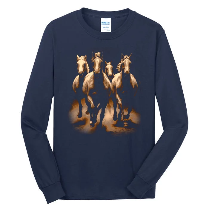 Herd Of Horses Tall Long Sleeve T-Shirt