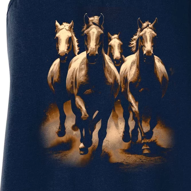 Herd Of Horses Women's Racerback Tank