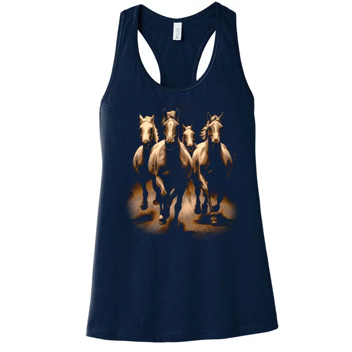 Herd Of Horses Women's Racerback Tank