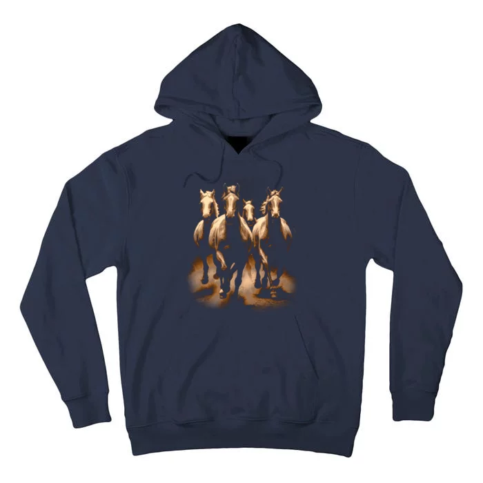 Herd Of Horses Tall Hoodie