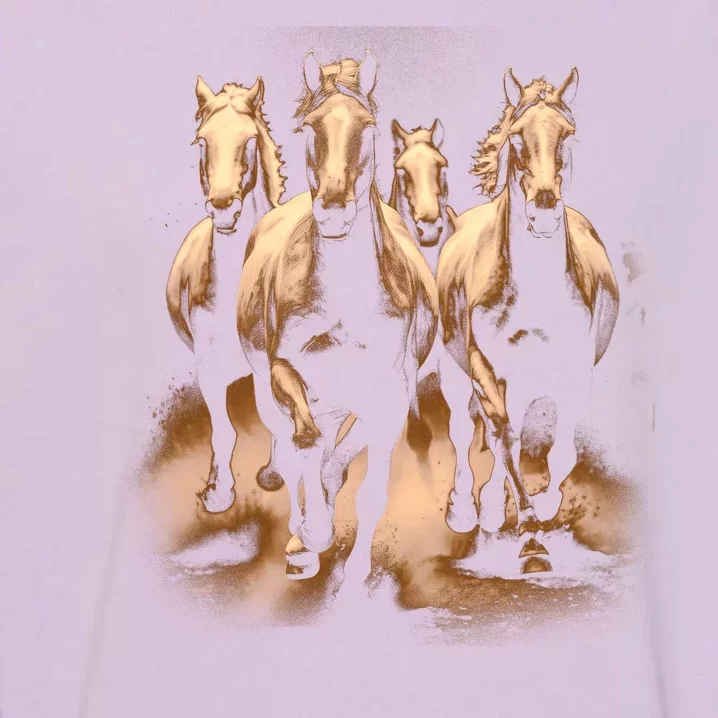 Herd Of Horses Garment-Dyed Sweatshirt