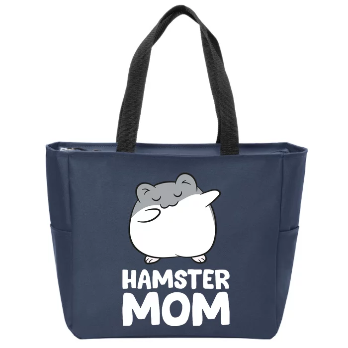 Hamster Owner Hamster Mom Zip Tote Bag