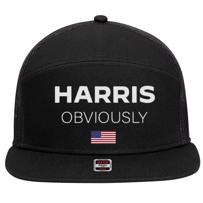 Harris Obviously 7 Panel Mesh Trucker Snapback Hat