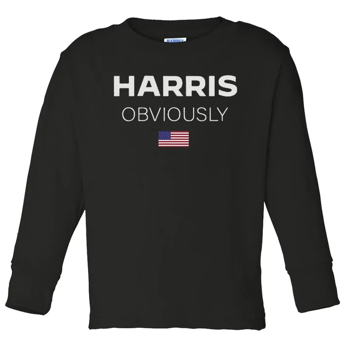 Harris Obviously Toddler Long Sleeve Shirt