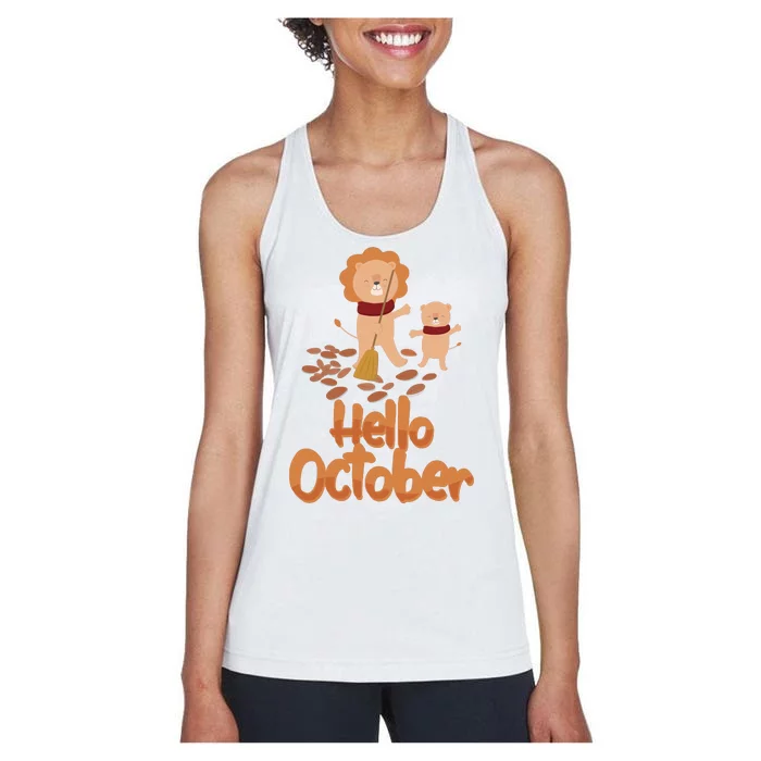 Hello October Women's Racerback Tank