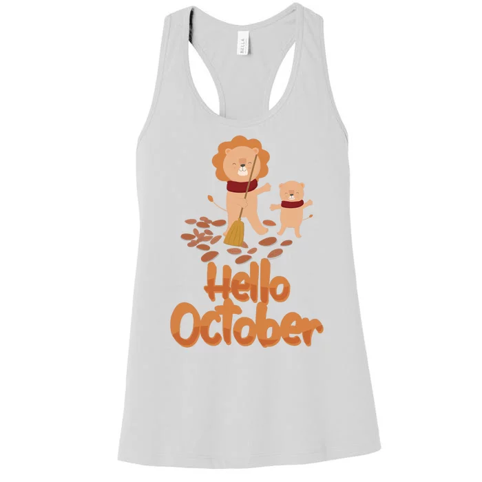 Hello October Women's Racerback Tank