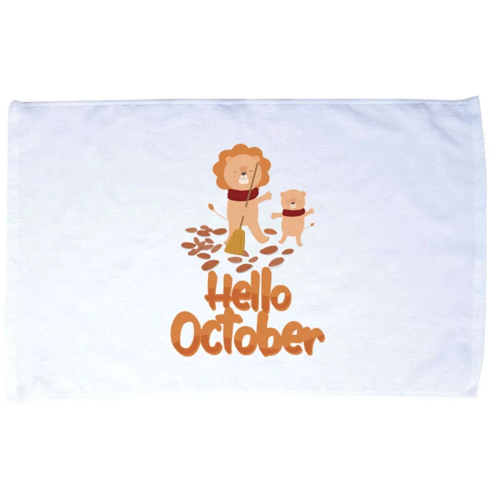 Hello October Microfiber Hand Towel