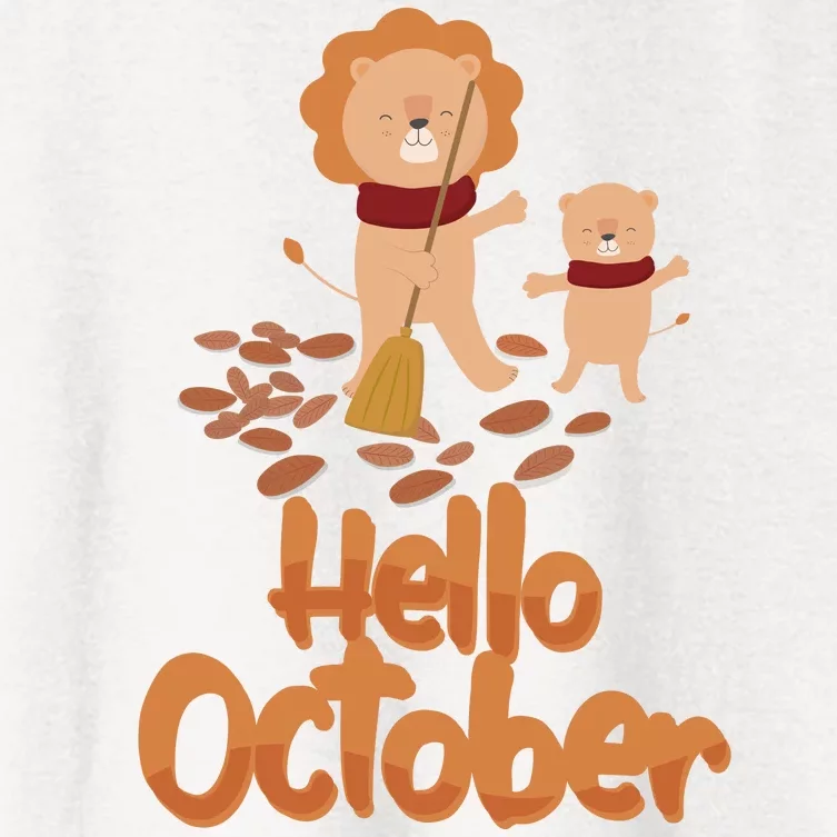 Hello October Women's Crop Top Tee