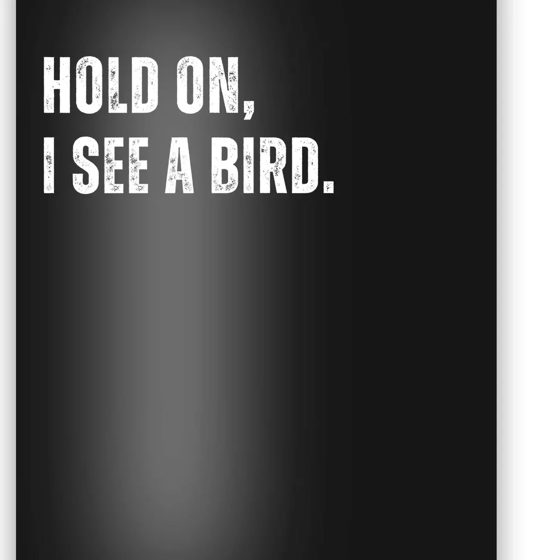 Hold On I See A Bird Poster