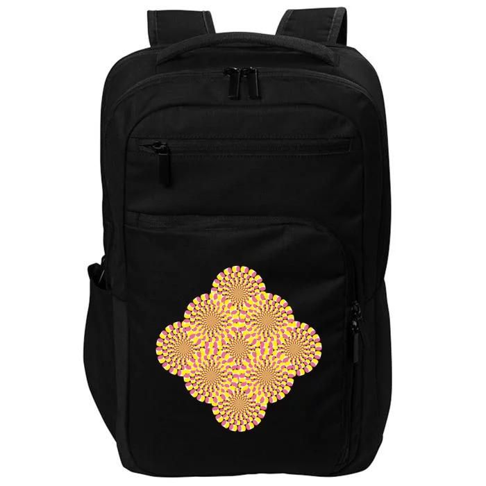 Hypnosis Optical Illusion Spiral Perspective Perception Gift Impact Tech Backpack