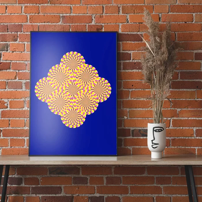 Hypnosis Optical Illusion Spiral Perspective Perception Gift Poster