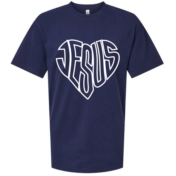 Heart Of Jesus Sueded Cloud Jersey T-Shirt