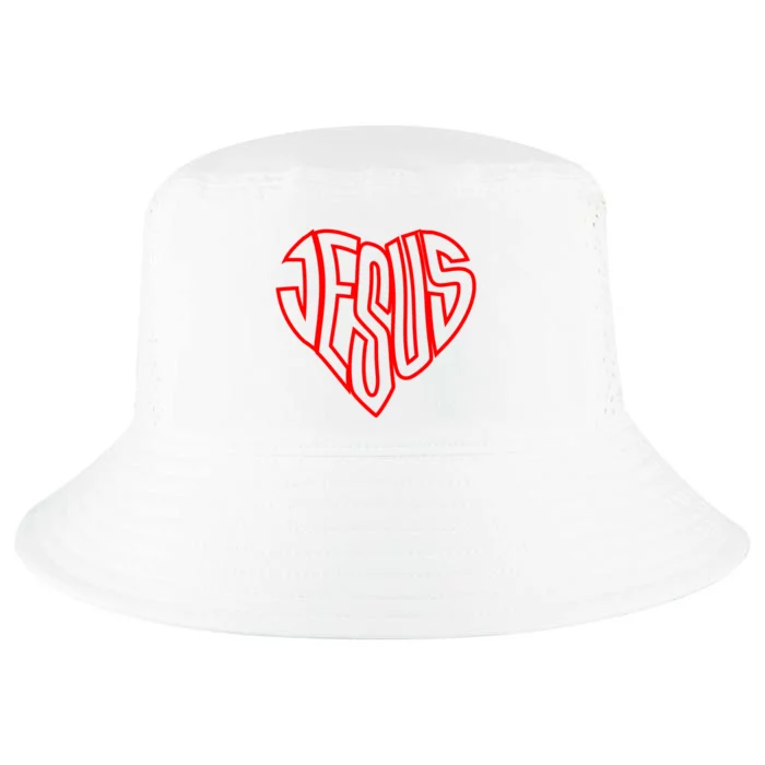 Heart Of Jesus Cool Comfort Performance Bucket Hat