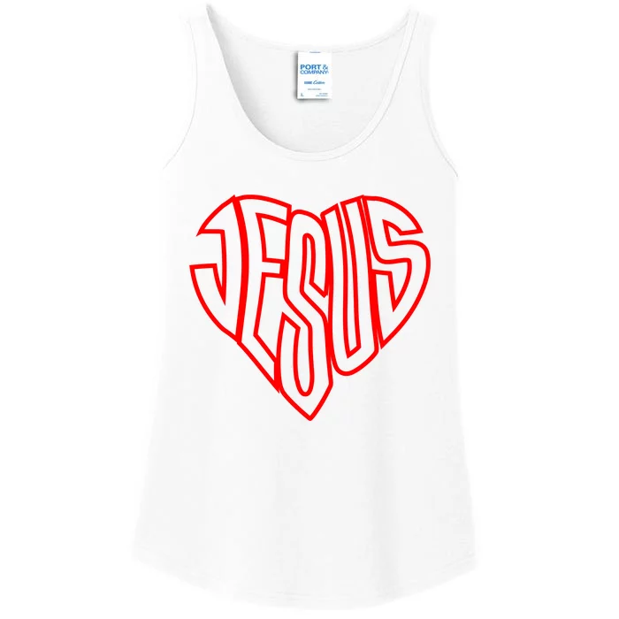 Heart Of Jesus Ladies Essential Tank