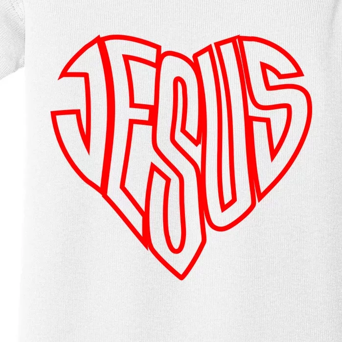 Heart Of Jesus Baby Bodysuit