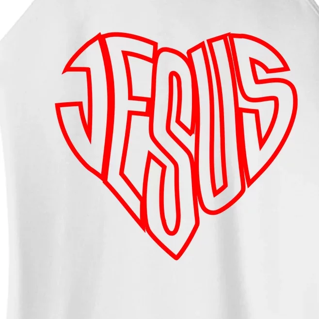 Heart Of Jesus Women’s Perfect Tri Rocker Tank