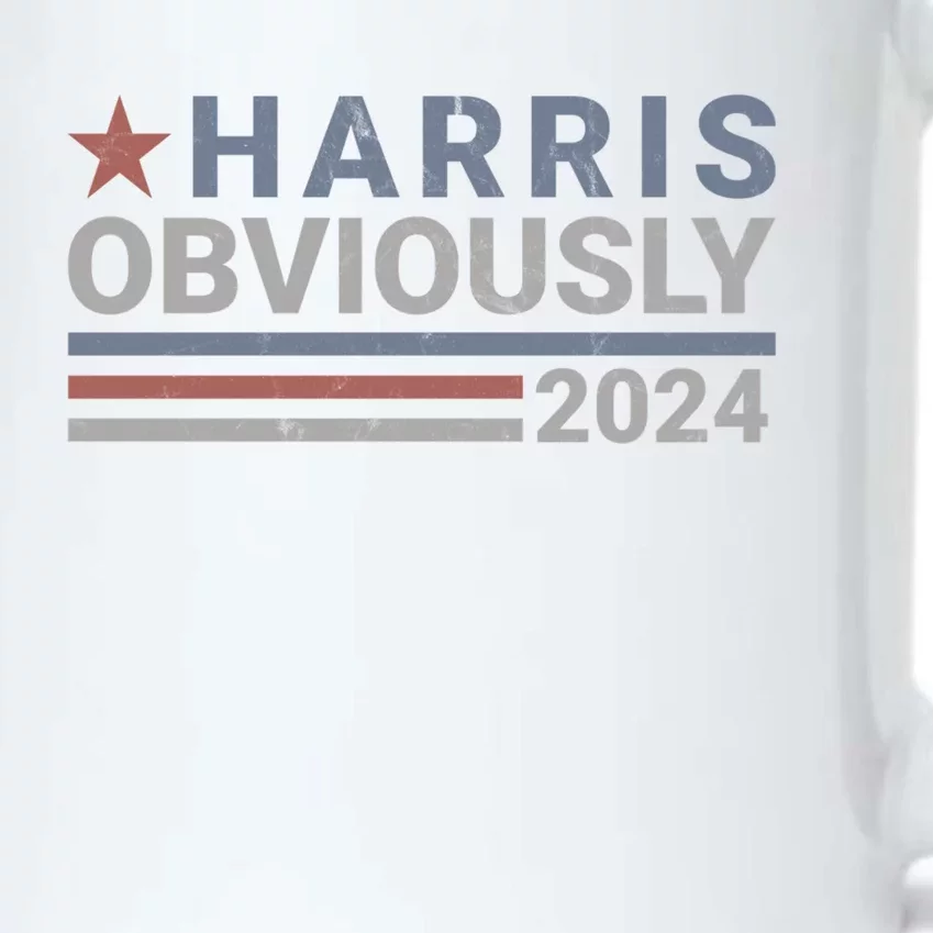 Harris Obviously Kamala 2024 Gift Black Color Changing Mug