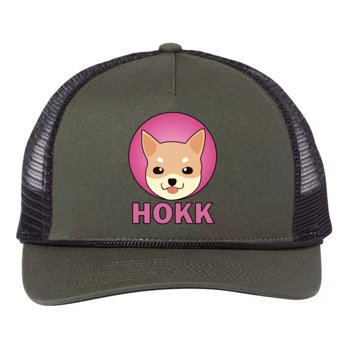 HOKK Hokkaidu Inu Crypto Currency Retro Rope Trucker Hat Cap