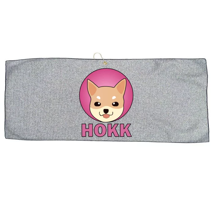 HOKK Hokkaidu Inu Crypto Currency Large Microfiber Waffle Golf Towel