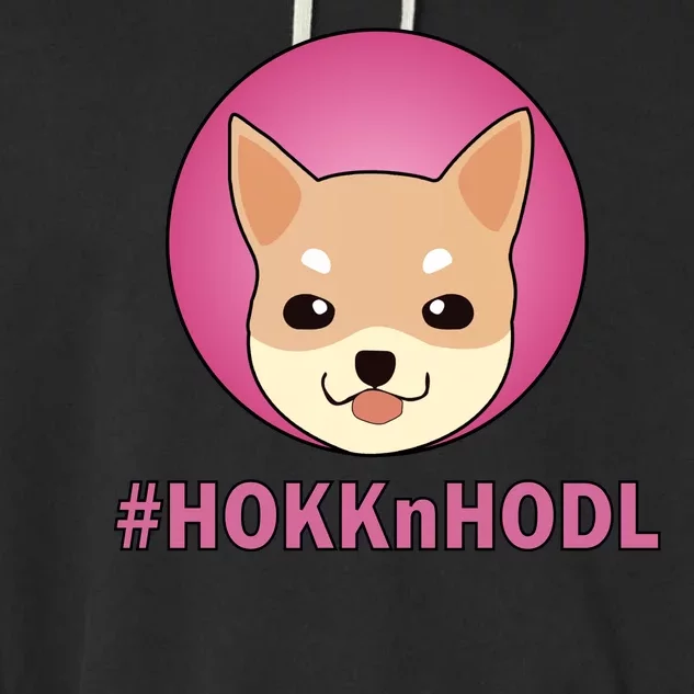 HokknHodl Hokk And Hold Crypto Garment-Dyed Fleece Hoodie