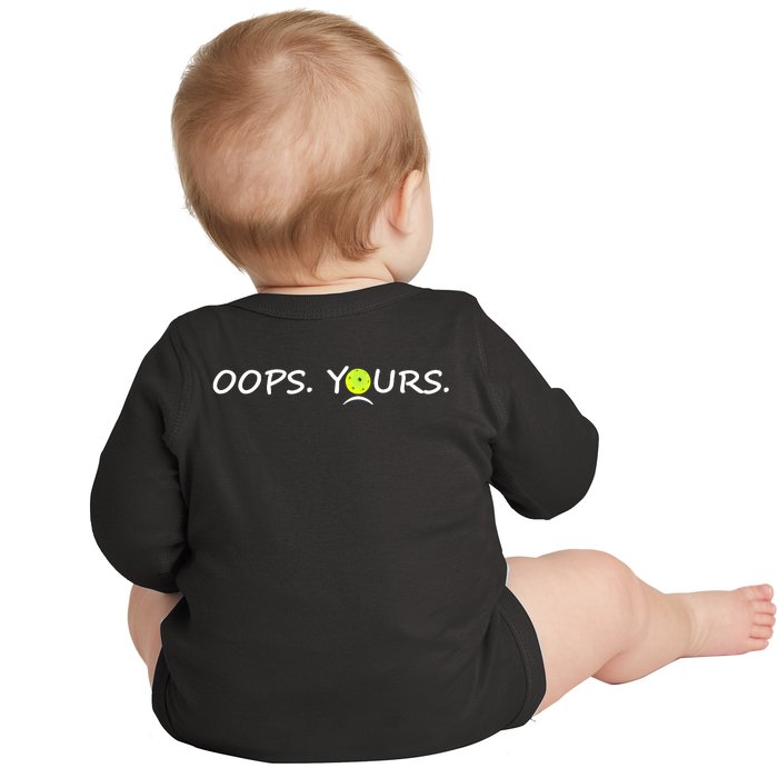 Hold On Let Me Overthink This Sarcastic Quote Funny Front & Back Baby Long Sleeve Bodysuit