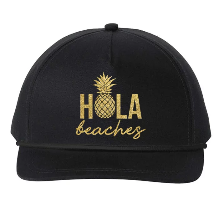 Hola Beaches Limited Edition Snapback Five-Panel Rope Hat