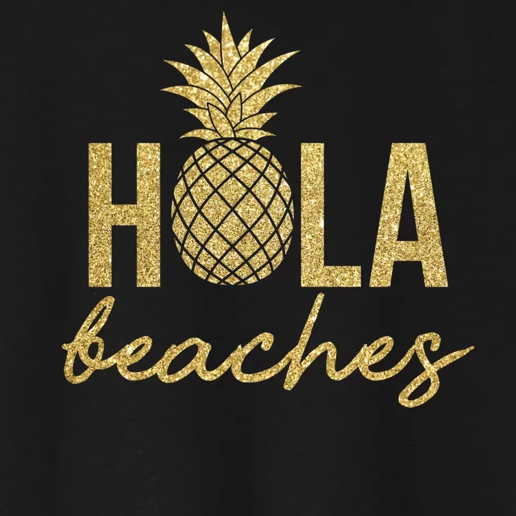 Hola Beaches Limited Edition Women's Crop Top Tee