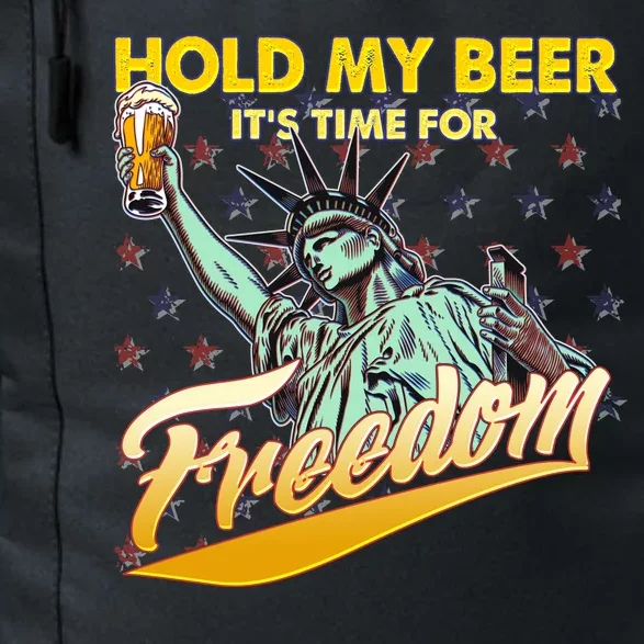 Hold My Beer It's Time For Freedom Statue Of Liberty Daily Commute Backpack