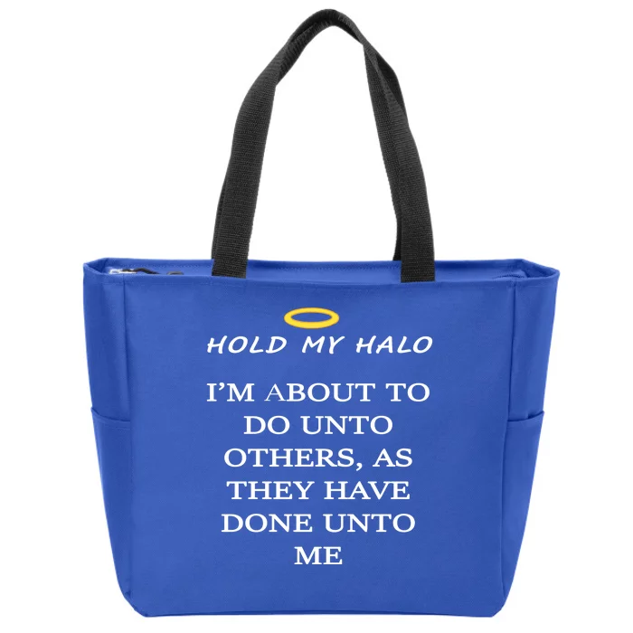 Hold My Halo Zip Tote Bag