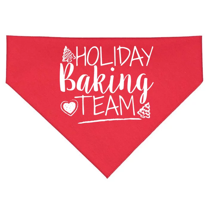 Holiday Baking Team USA-Made Doggie Bandana