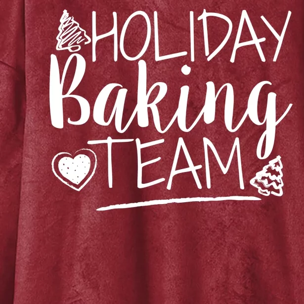 Holiday Baking Team Hooded Wearable Blanket